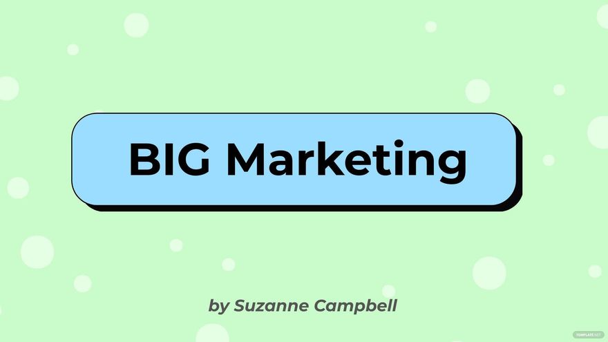 Marketing Agency Presentation Sample Template