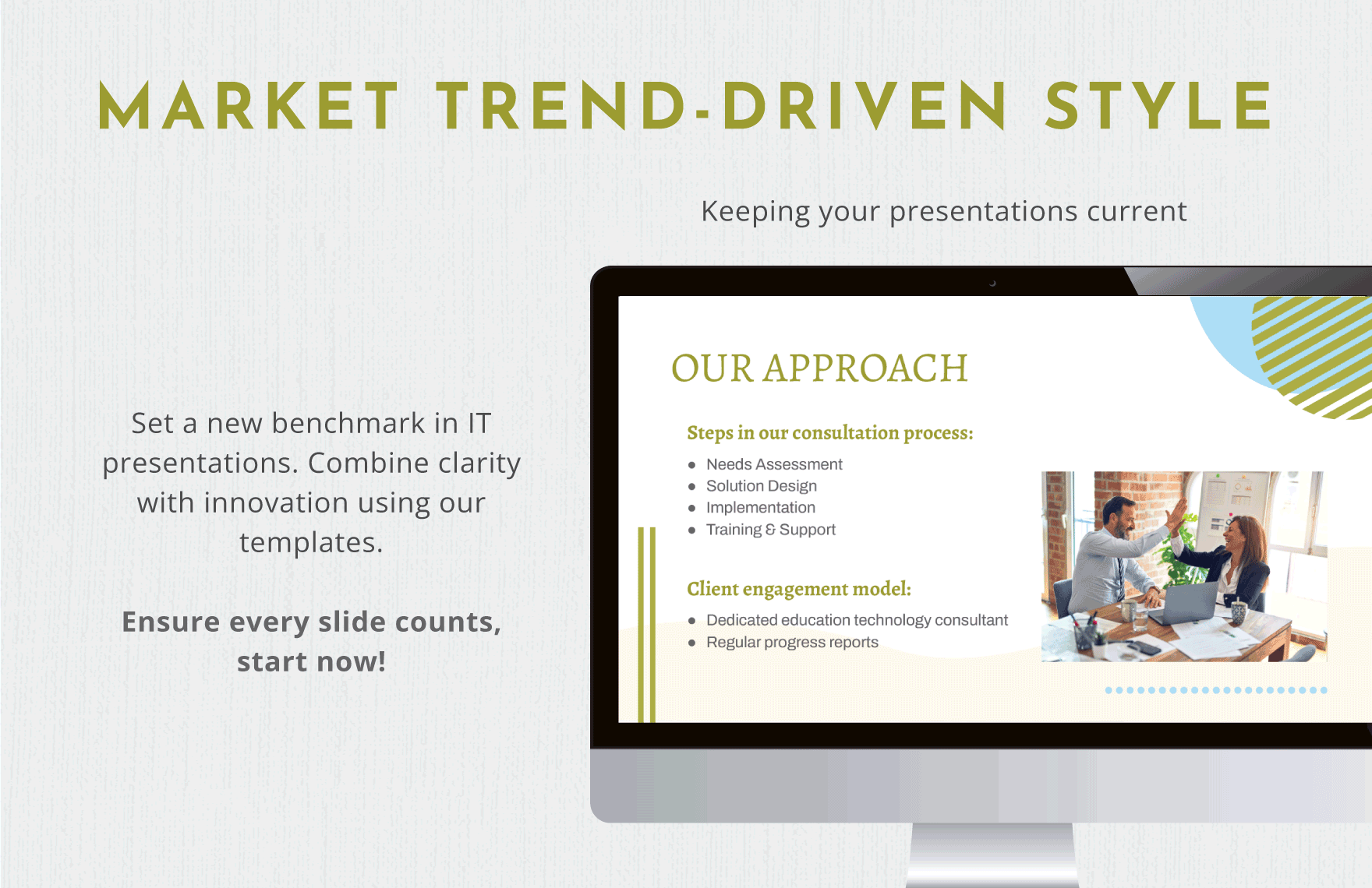 IT Education Technology Consulting Business Presentation Template