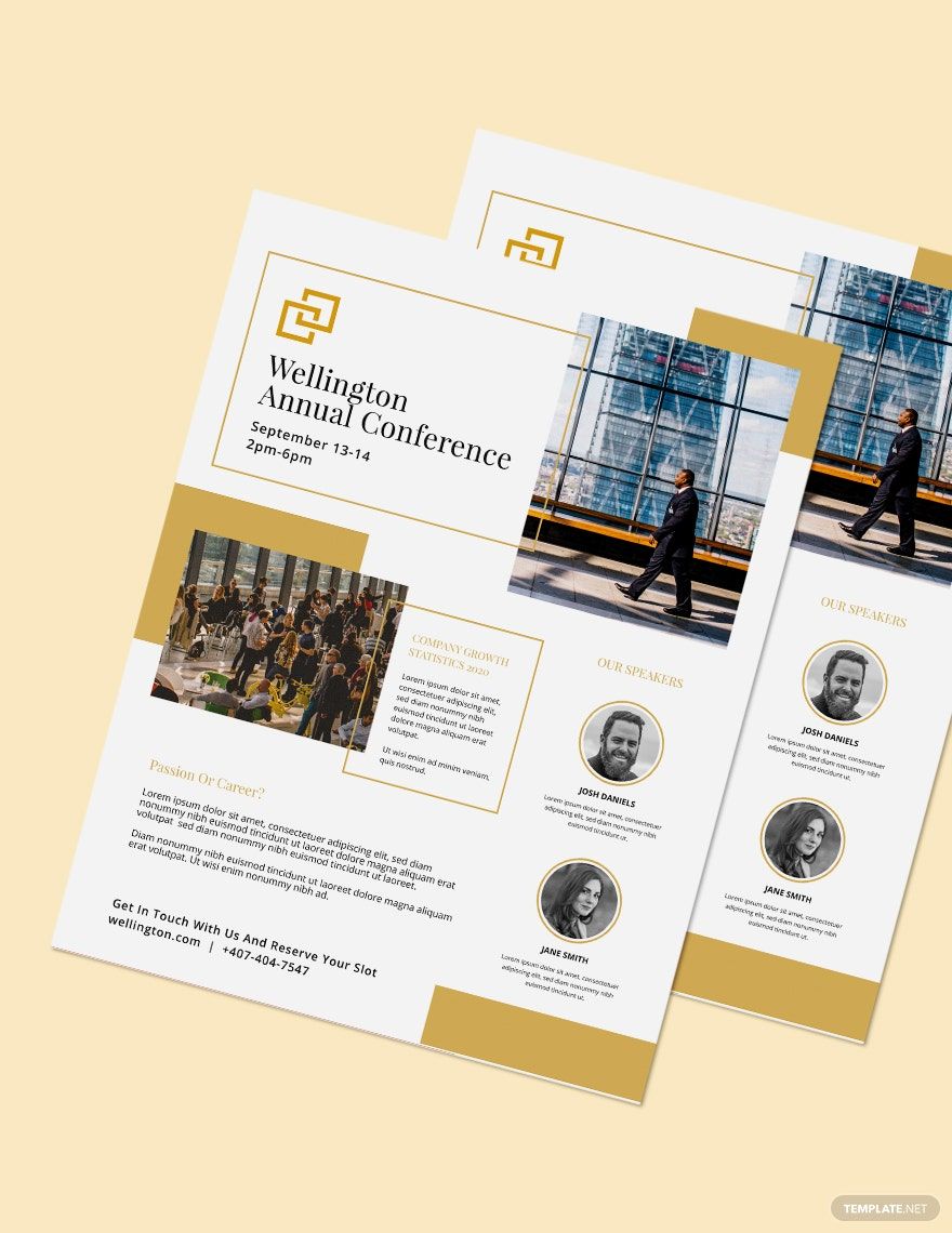 Business Event Conference Flyer Template