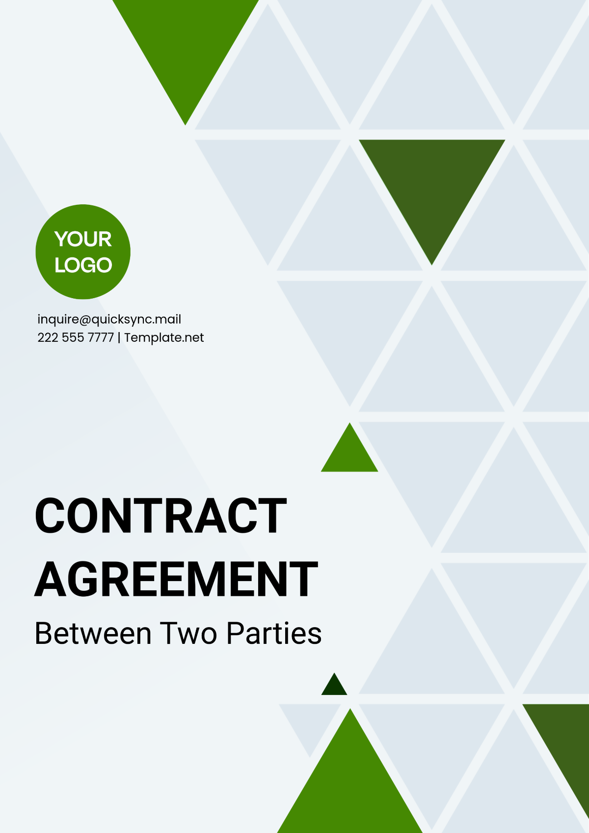 Free Sample Contract Agreement Between Two Parties Template