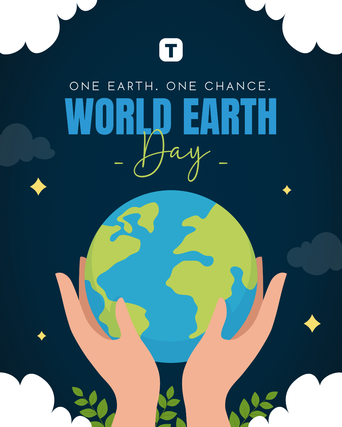 Free World Earth Day Template
