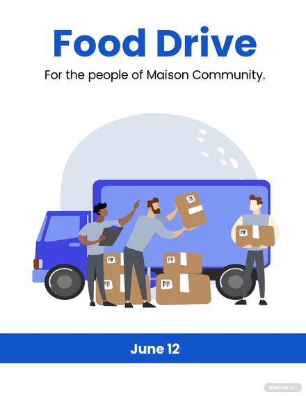 Food Drive Flyer Template