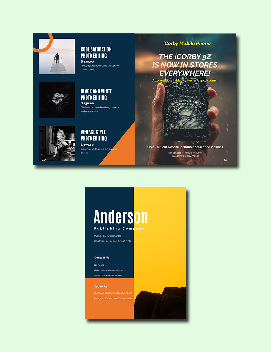 Creative Agency Portfolio Catalog Template