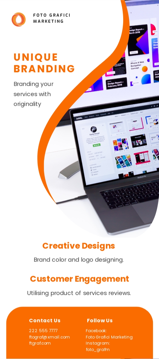 Creative Marketing DL Card Template