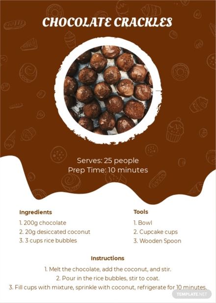 Printable Blank Recipe Card Template