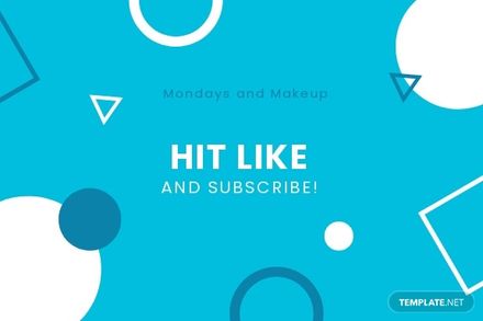 Creative Youtube End Card Template