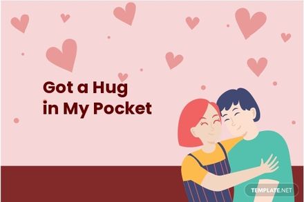 Creative Hug Card Template