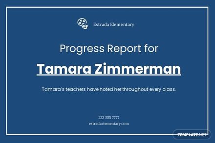 Printable Homeschool Report Card Template