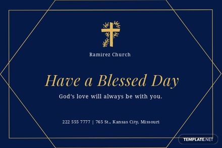 Sample Church Postcard Template in Illustrator, PSD, Word, Google Docs, Publisher - Download | Template.net