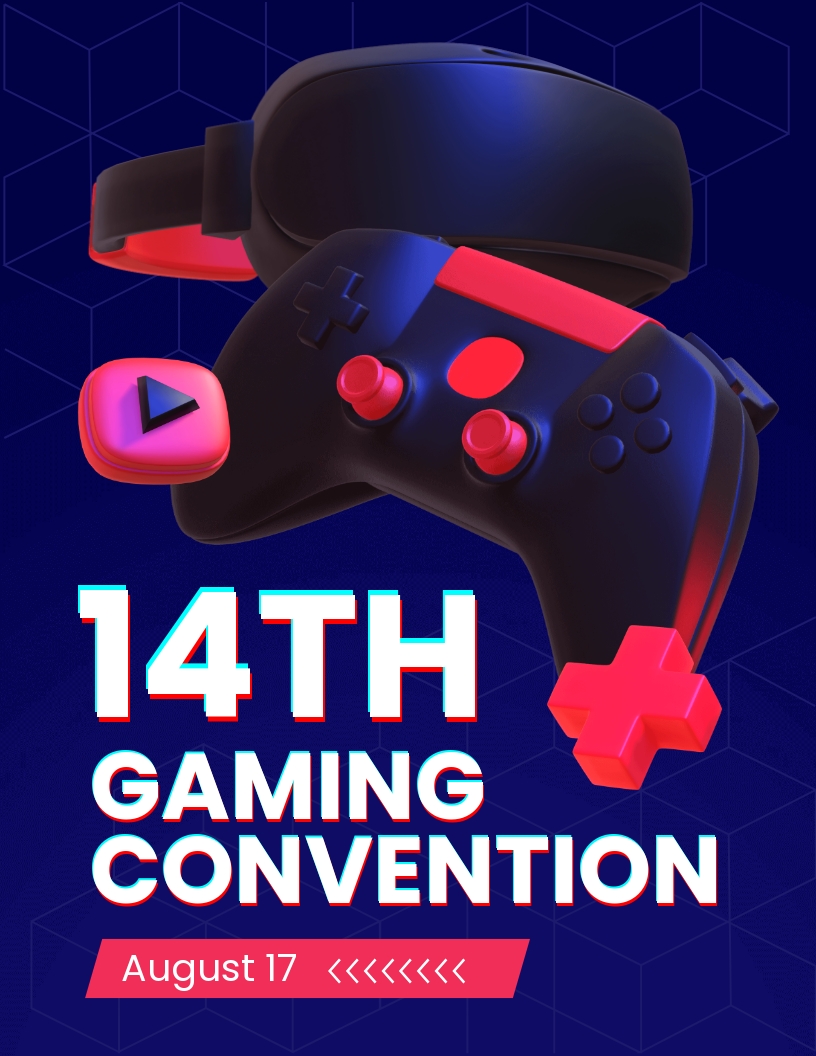 Gaming Event Flyer Template